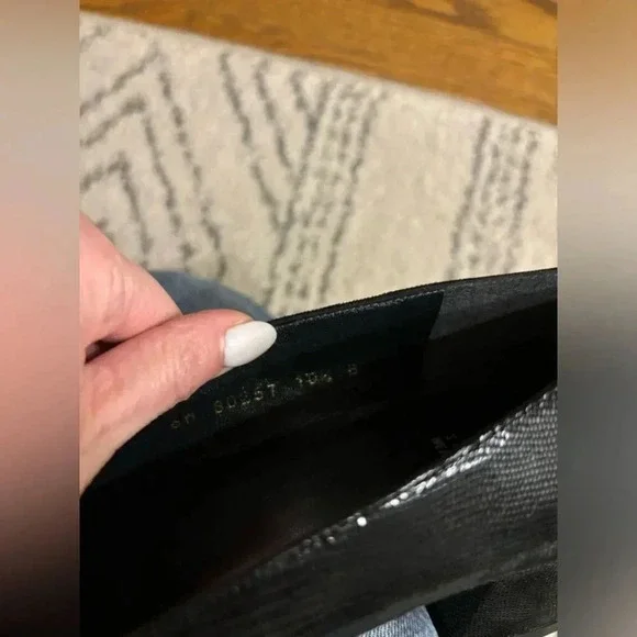 Stuart Weitzman Black Leather Heels - Picture 9 of 9